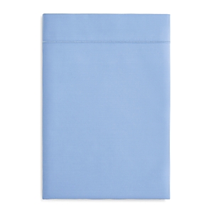 Matouk Luca Satin Stitch Flat Sheet, King In Azure