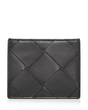 Bottega Veneta Woven Leather Card Case | Bloomingdale's