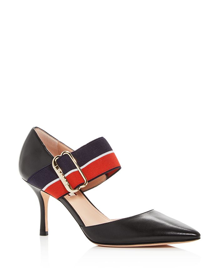 Bally - Bette Pointed-Toe Mary-Jane Pumps