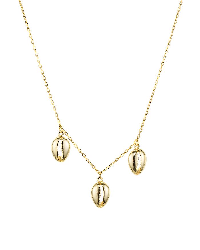 ARGENTO VIVO SEYCHELLE DANGLE NECKLACE IN 18K GOLD-PLATED STERLING SILVER, 16,812656G