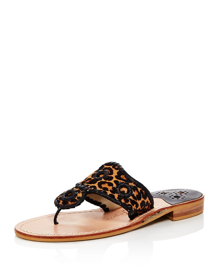 Leopard print jack rogers sales