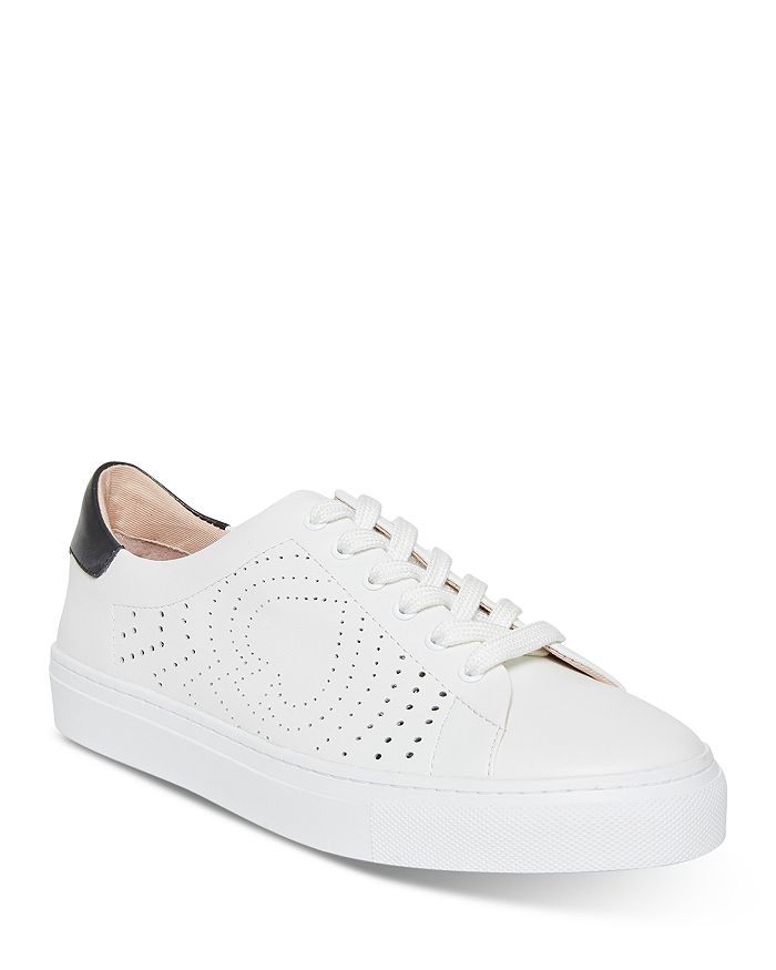kate spade new york Women s Aaron Perforated Low Top Sneakers