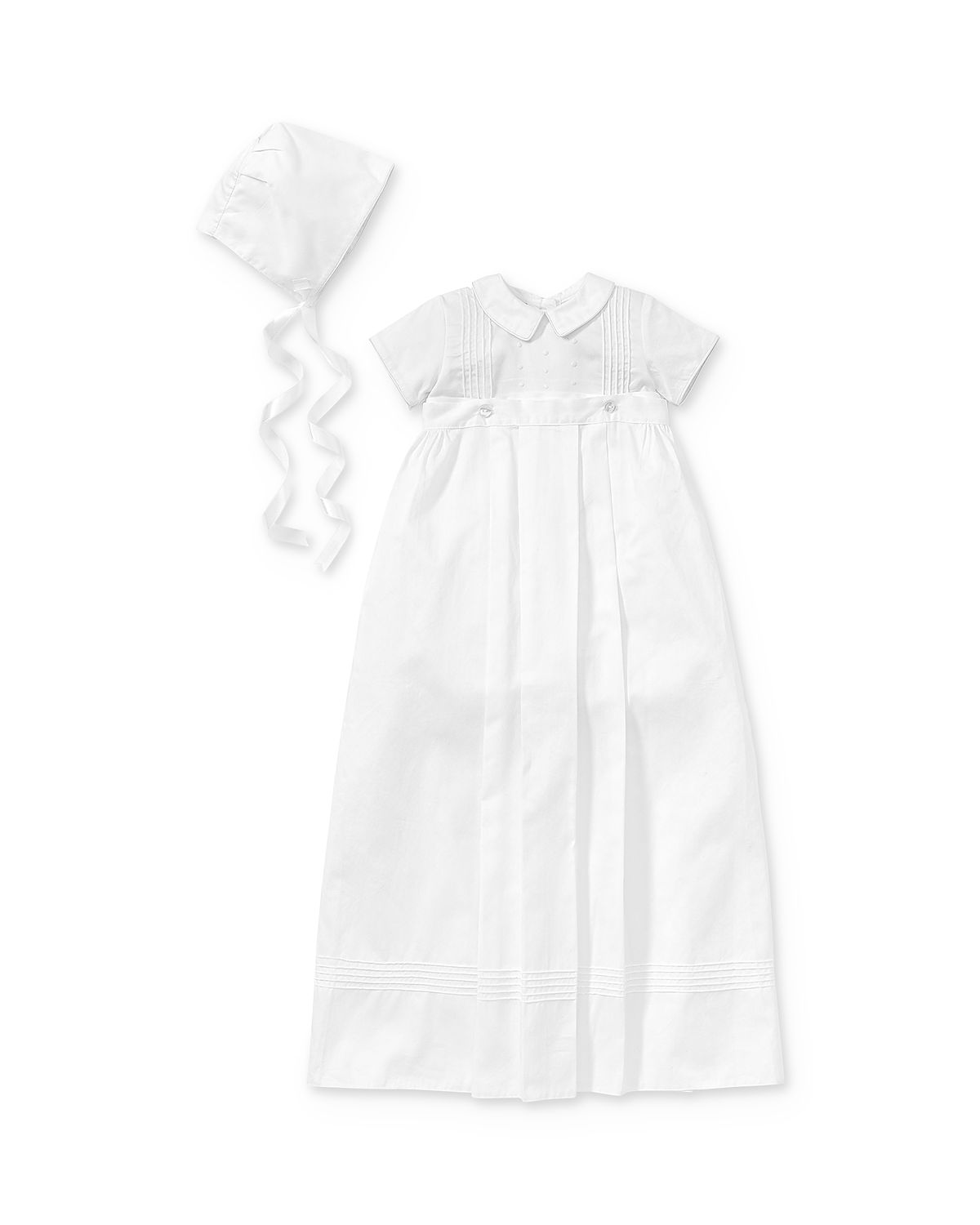 Kissy Kissy Boys' 3-Piece Christening Gown, Suit & Bonnet Set - Baby