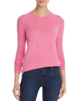 AQUA - Fitted Cashmere Crewneck Sweater - 100% Exclusive