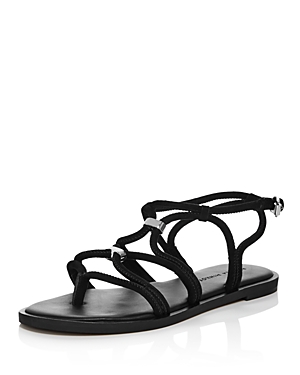 REBECCA MINKOFF Women's Sarle Strappy Thong Sandals,S1922062KS