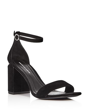 Alexander Wang Women S Abby Utilitarian High Block Heel Sandals Bloomingdale S