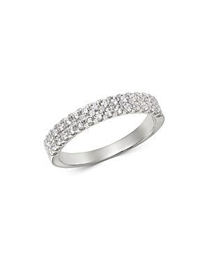 Bloomingdale's Diamond Double-Row Band in 14K White Gold, 0.50 ct. t.w. - 100% Exclusive