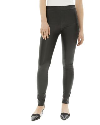 helmut lang leather leggings sale