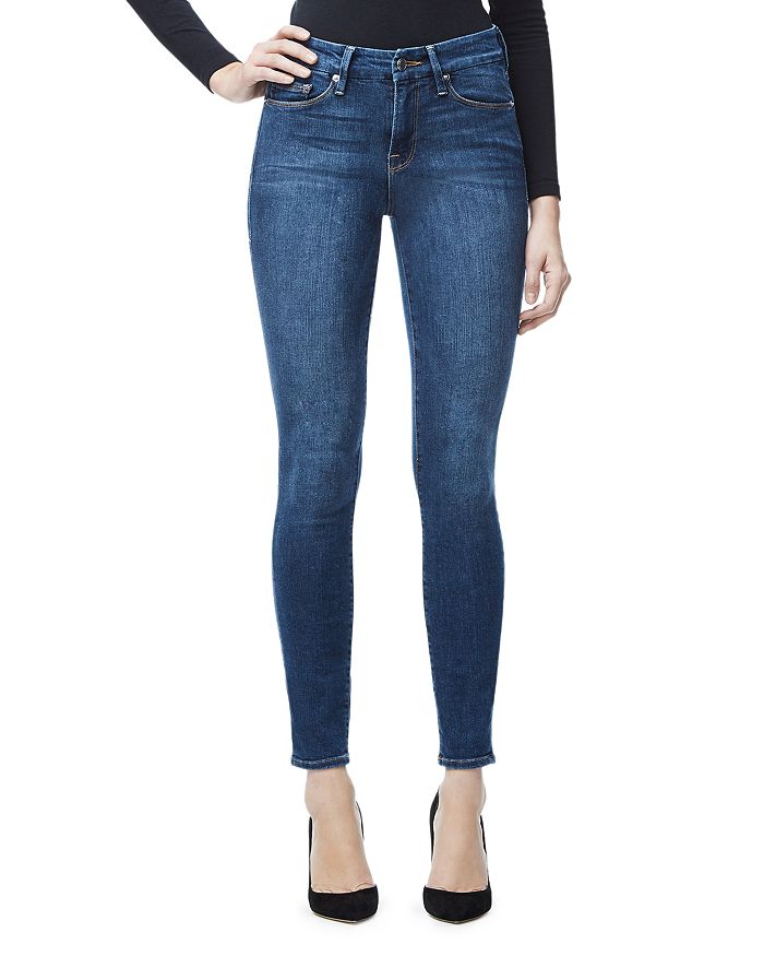 Shop Good American Good Legs High Rise Skinny Jeans In Blue004
