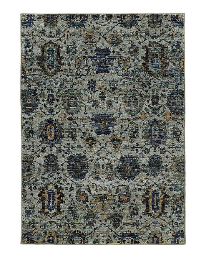 Oriental Weavers Andorra 7120a Area Rug, 6'7 X 9'6 In Blue/navy