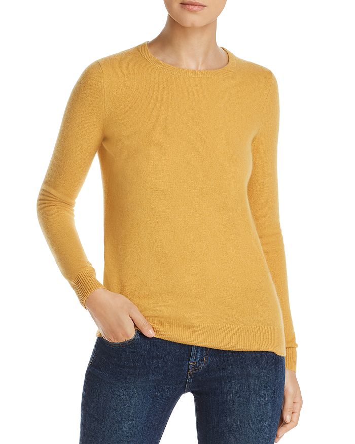 C By Bloomingdale's Cashmere Turtleneck Sweater - 100% Exclusive In Mustard