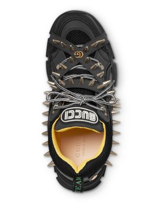 GUCCI flashtrek ビジュー Gucci Men's Flashtrek Removable Spikes Sneakers | Bloomingdale's