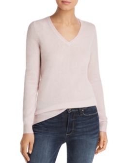 C by Bloomingdale's - V-Neck Cashmere Sweater - 100% Exclusive 