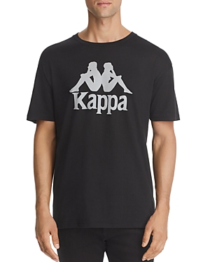 Kappa Estessi Logo Tee In Black/silver