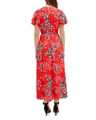 open lace back dress Whitney Wrap Dress