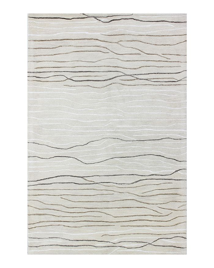 Kenneth Mink Waves Area Rug, 5'6 X 8'6 In Ivory