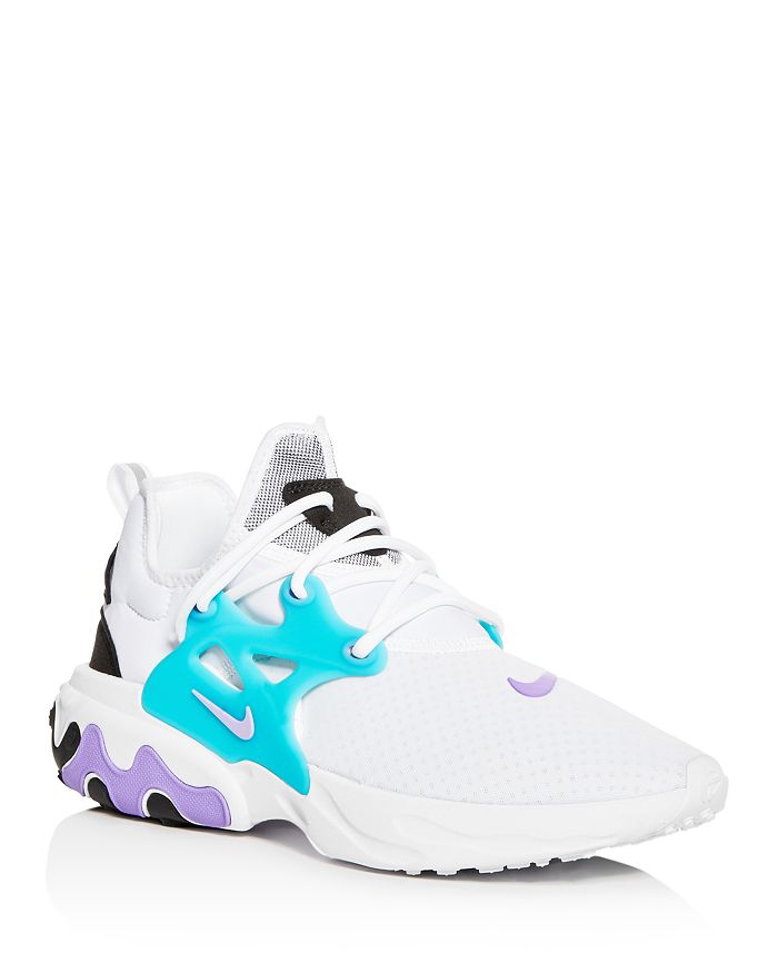 Nike Men's React Presto Running Sneakers From Finish Line In White