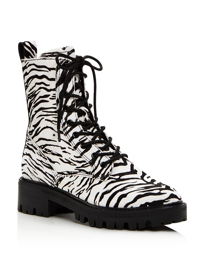 Dolce Vita Women's Gregor Zebra Print Hiker Boots - 100% Exclusive