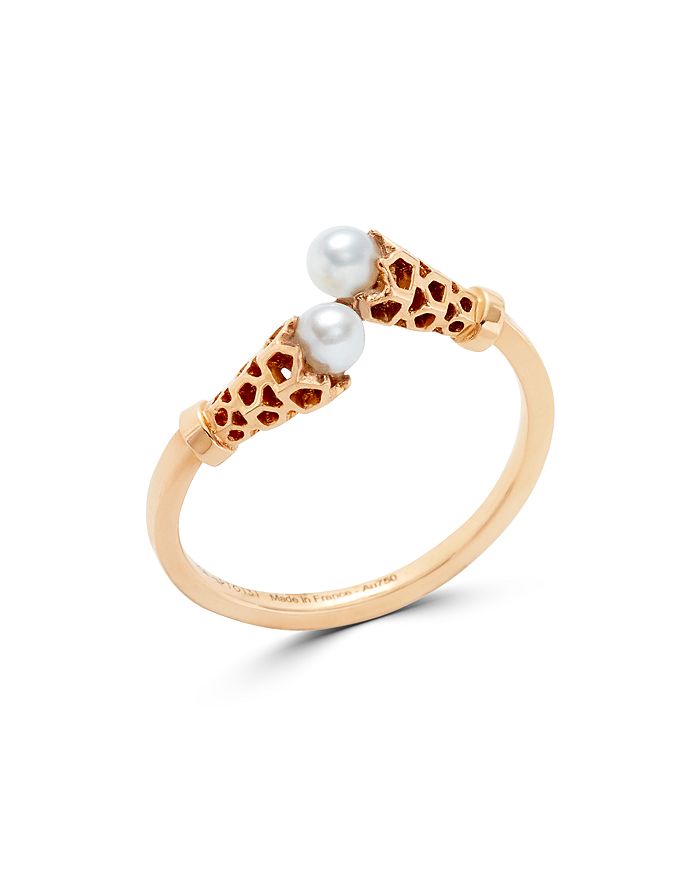 Nouvel Heritage 18k Rose Gold Astral Pearl Ring In White/rose Gold