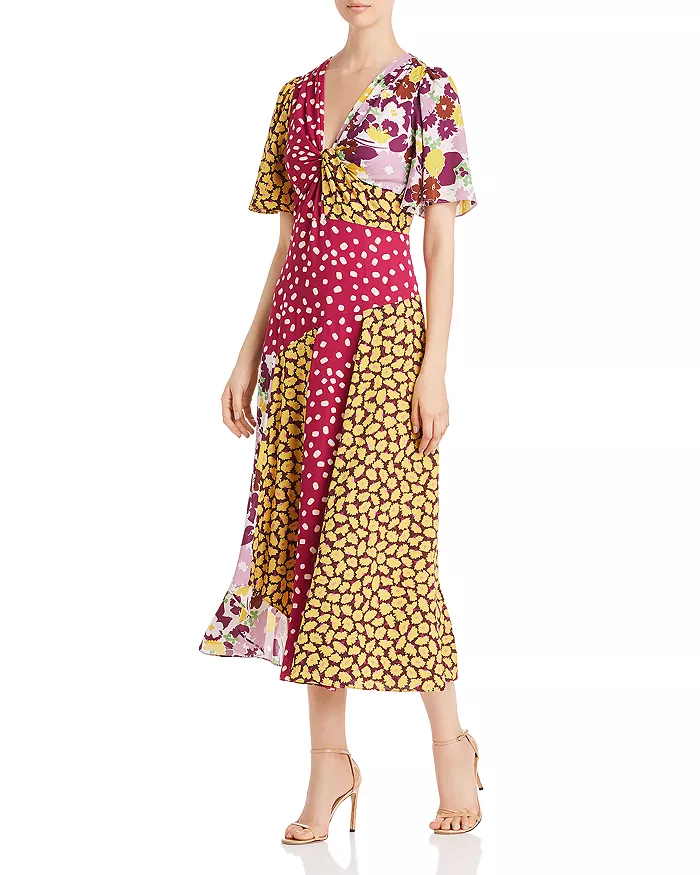 Multi color floral dress
