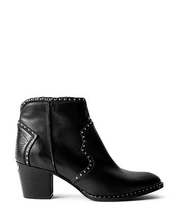Zadig & Voltaire Women's Molly Studded Western Ankle Booties ...
