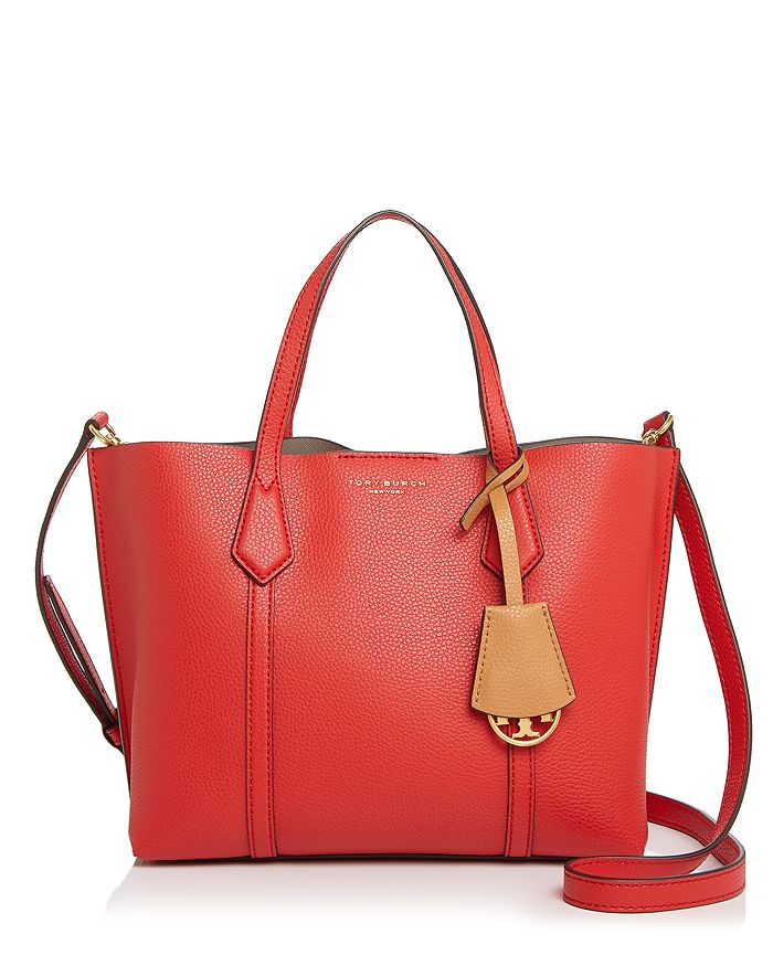 TORY BURCH PERRY SMALL LEATHER TOTE,56249