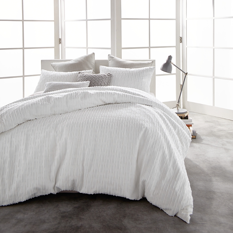 Dkny Refresh Cotton Duvet Cover In White
