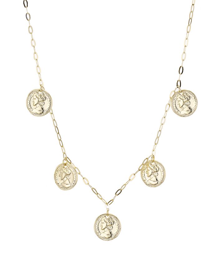 Argento Vivo Multiple Medallion Necklace In 18k Gold-plated Sterling Silver, 18