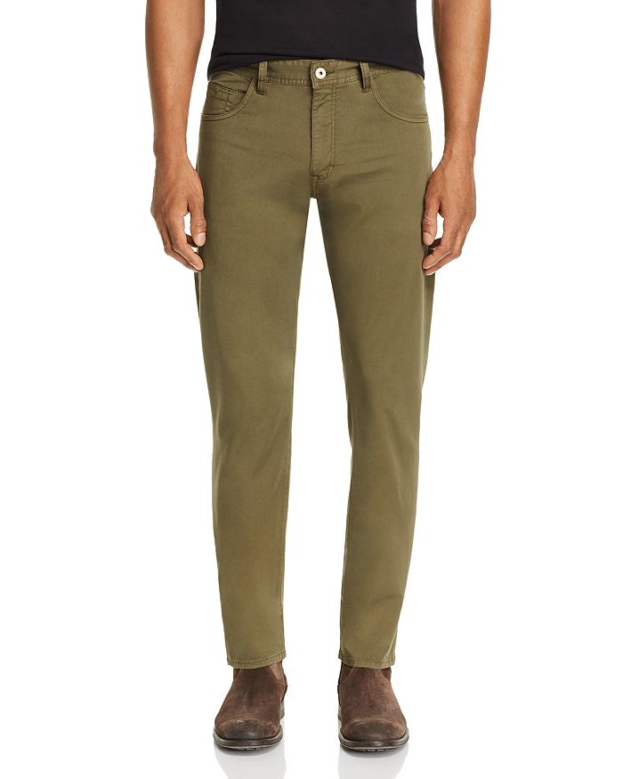 Robert Graham Seaton Twill Classic Fit Trousers In Army