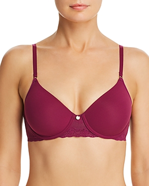 Natori Bliss Perfection All Day Underwire Contour Bra In Mulberry Purple