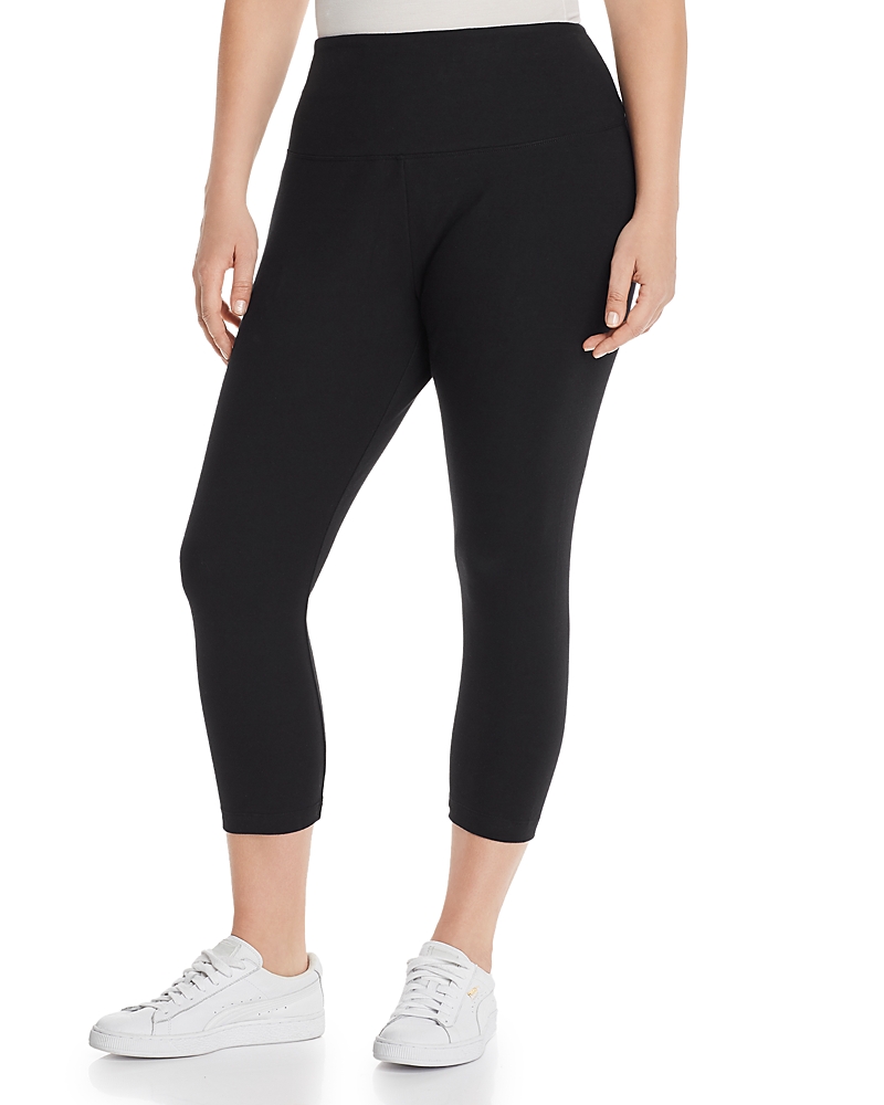 Lyssé Plus Toothpick Cropped Legging Jeans In Black