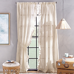 Peri Home Arabella Rod Pocket Curtain Panel, 50 X 95 In Linen