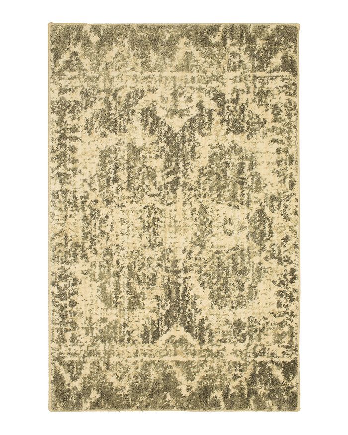 Karastan Touchstone Le Jardin By Patina Vie Area Rug, 2' X 3' In Willow Gray