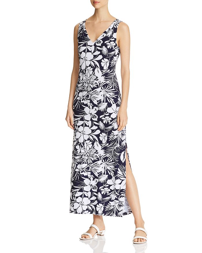 Tommy Bahama Buona Sera Sleeveless Printed Maxi Dress In Island Navy ModeSens