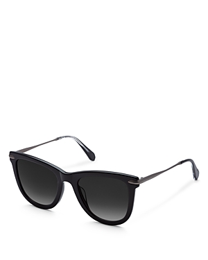 Shop Krewe Simone Oversized Square Sunglasses, 53mm In Black/gray Gradient