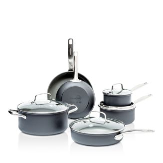 GreenPan Chatham 10-Piece Ceramic Nonstick Cookware Set | Bloomingdale's Kitchen Cookware