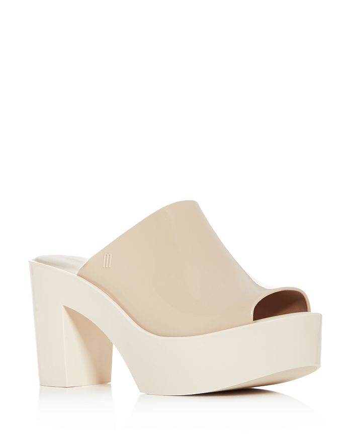 MELISSA WOMEN'S BLOCK-HEEL SLIDE SANDALS,32233