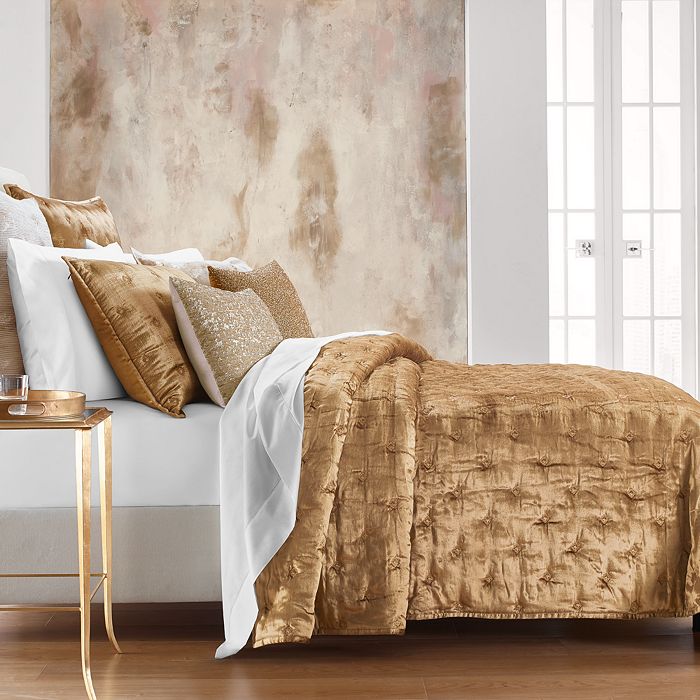 Hudson Park Collection Velvet Diamond Quilted Collection 100