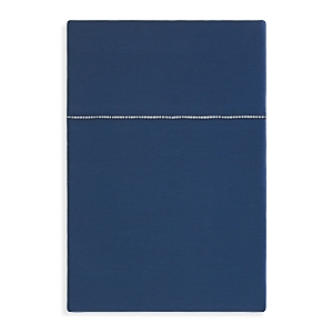 Sferra Giotto Flat Sheet, Full/queen In Navy