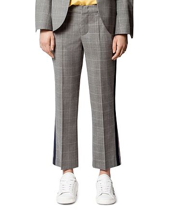 Zadig & Voltaire Posh Check Cropped Pants | Bloomingdale's