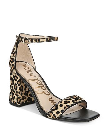 Sam Edelman Women's Daniella Leopard Print High-Heel Sandals ...