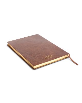 Pebbled Leather Lined Journal