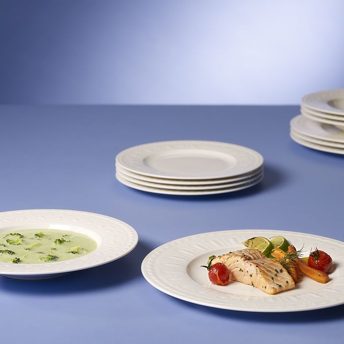 Shop Villeroy & Boch Cellini 12-piece Dinnerware Set In White