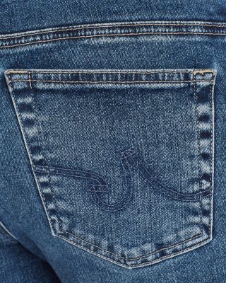 Farrah Mid Rise Raw Hem Ankle Skinny Jeans