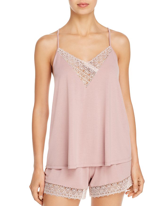 Flora Nikrooz Floretta Cami & Shorts Pajama Set In Burgundy