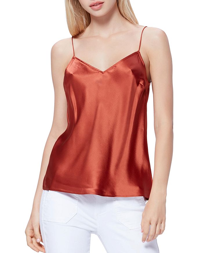 PAIGE CICELY SILK CAMISOLE TOP,4873E01-7188
