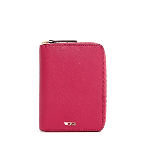 Tumi Zip-around Passport Case In Raspberry