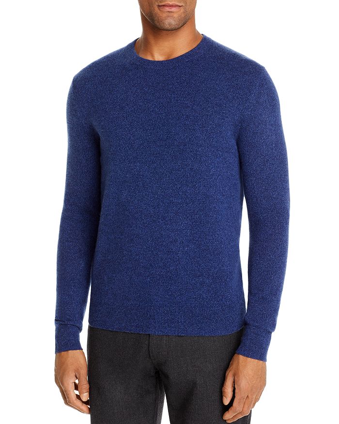 The Men's Store At Bloomingdale's Cashmere Crewneck Sweater - 100% Exclusive In Ocean Blue