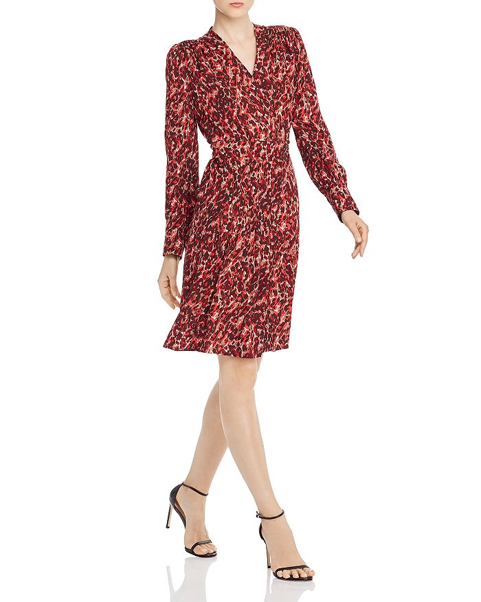 Equipment Jenesse Leopard Print Wrap Dress | Bloomingdale's