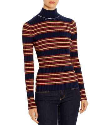 Tory Burch Striped Merino Wool 
